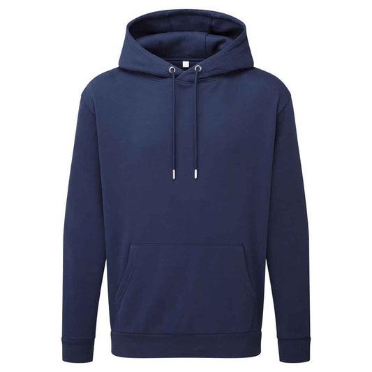 Navy - Front - Anthem Unisex Adult Studio Hoodie