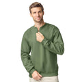 Military Green - Side - Gildan Unisex Adult Softstyle Midweight Quarter Zip Sweatshirt