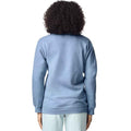 Stone Blue - Back - Gildan Unisex Adult Softstyle Midweight Quarter Zip Sweatshirt