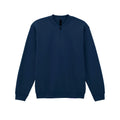 Navy - Front - Gildan Unisex Adult Softstyle Midweight Quarter Zip Sweatshirt