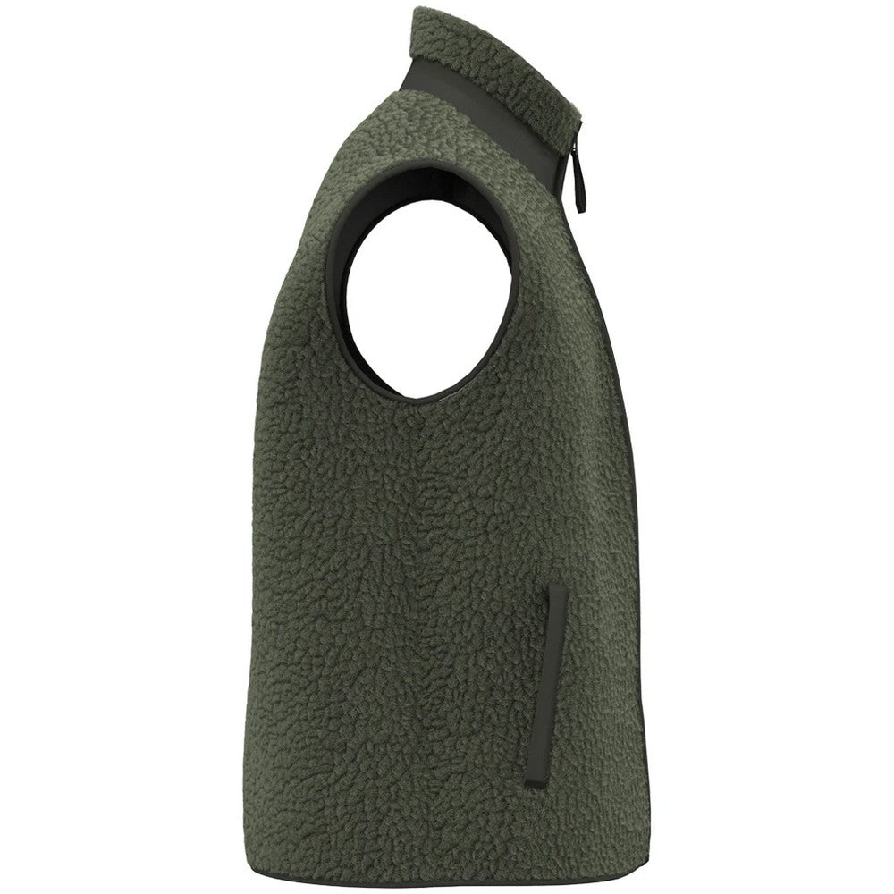 Forest Khaki-Dark Khaki - Side - Native Spirit Unisex Adult Sherpa Body Warmer