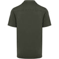 Washed Organic Khaki - Back - Spasso Mens Jersey Short-Sleeved Shirt