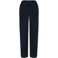 Washed Navy - Back - Spasso Womens-Ladies Washed Trousers