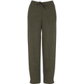 Washed Organic Khaki - Front - Spasso Womens-Ladies Washed Trousers