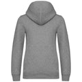 Moon Grey Heather - Back - Native Spirit Childrens-Kids Full Zip Hoodie