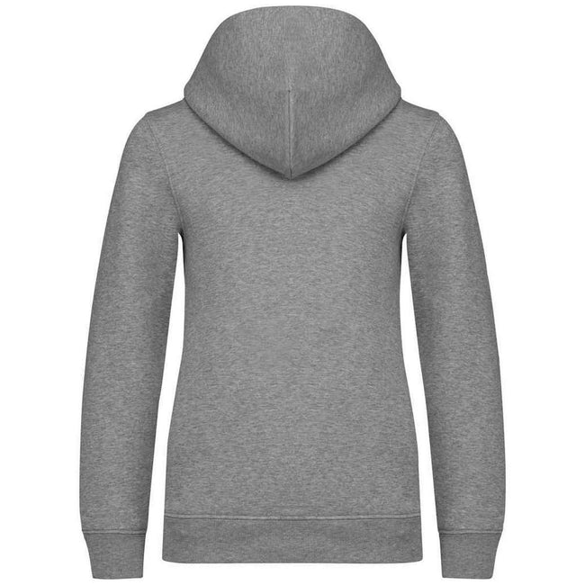 Moon Grey Heather - Back - Native Spirit Childrens-Kids Full Zip Hoodie