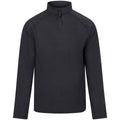 Jet Black - Front - Awdis Mens Lightweight Quarter Zip Active Top
