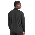Jet Black - Back - Awdis Mens Lightweight Quarter Zip Active Top