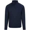French Navy - Front - Awdis Mens Lightweight Quarter Zip Active Top