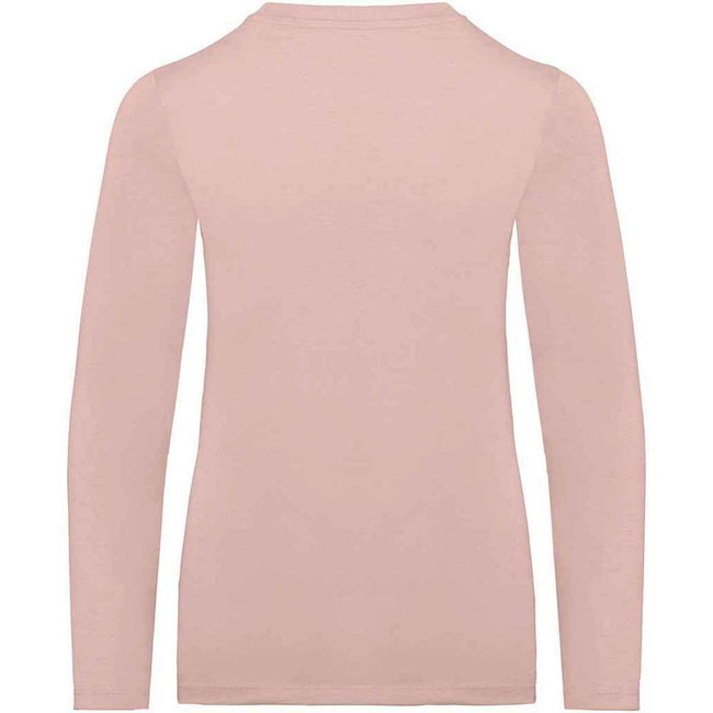 Petal Rose - Back - Native Spirit Childrens-Kids Organic Cotton Long-Sleeved T-Shirt