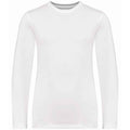 White - Front - Native Spirit Childrens-Kids Organic Cotton Long-Sleeved T-Shirt
