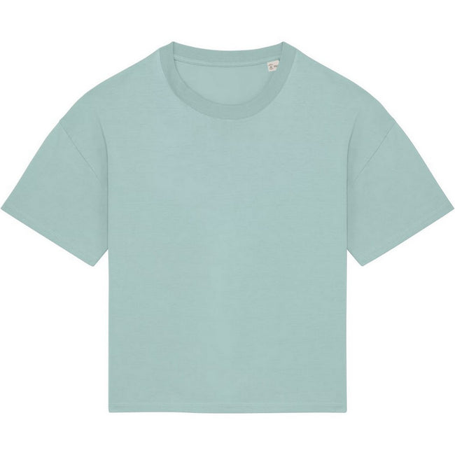 Jade Green - Front - Native Spirit Womens-Ladies Oversized T-Shirt