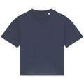 Navy - Front - Native Spirit Womens-Ladies Oversized T-Shirt