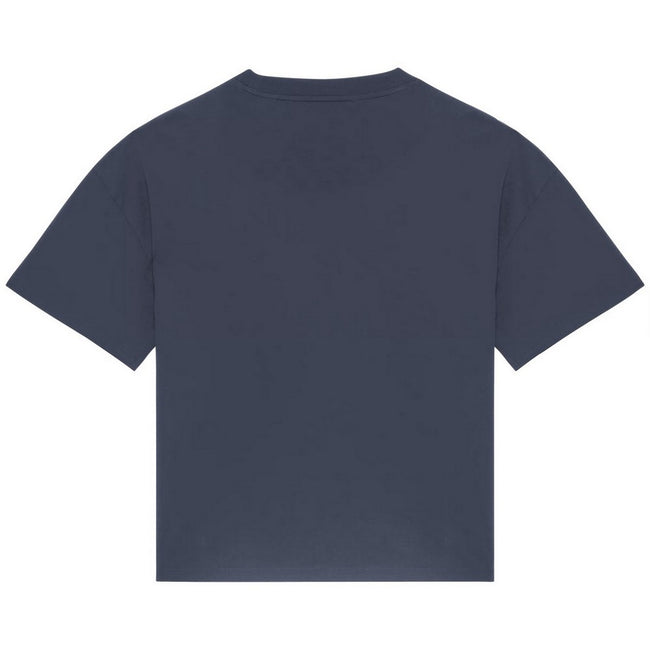 Navy - Back - Native Spirit Womens-Ladies Oversized T-Shirt