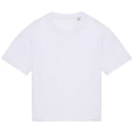 White - Front - Native Spirit Womens-Ladies Oversized T-Shirt