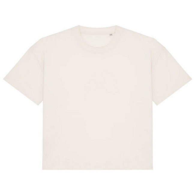 Ivory - Front - Native Spirit Womens-Ladies Oversized T-Shirt