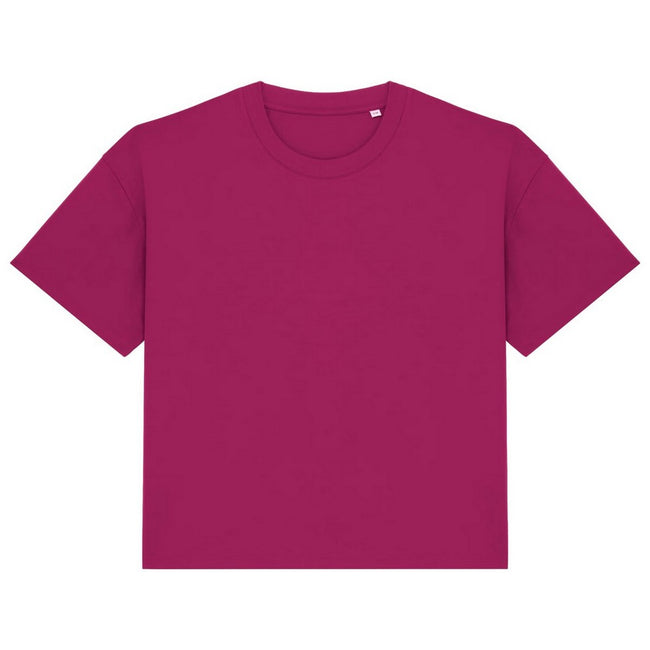 Cherry Purple - Front - Native Spirit Womens-Ladies Oversized T-Shirt