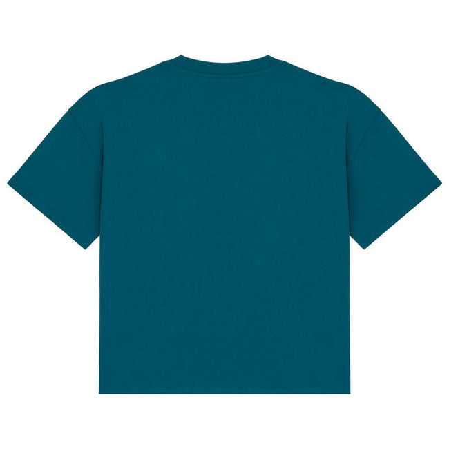 Peacock Green - Back - Native Spirit Womens-Ladies Oversized T-Shirt