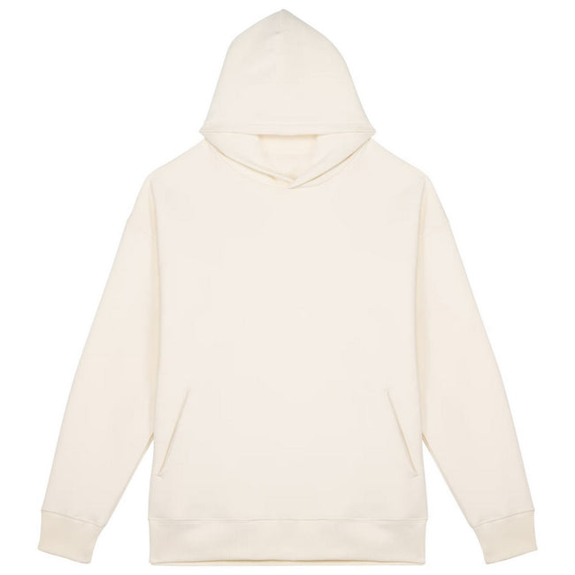 Ivory - Front - Native Spirit Unisex Adult Oversized Hoodie