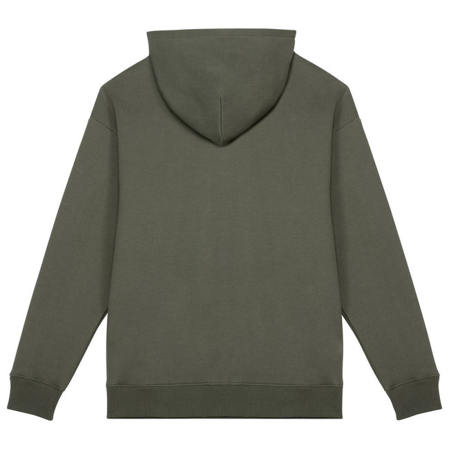 Organic Khaki - Back - Native Spirit Unisex Adult Oversized Hoodie