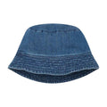 Denim Blue - Front - Mantis Unisex Adult Denim Bucket Hat