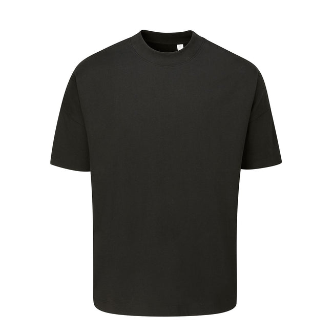 Black - Front - Mantis Unisex Adult Heavyweight Oversized T-Shirt
