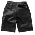 Black - Back - Result Genuine Recycled Mens Work Shorts