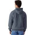 Dark Heather - Back - Gildan Unisex Adult Softstyle Midweight Full Zip Hoodie
