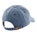 Vintage Denim - Back - Beechfield Childrens-Kids Vintage Low Profile Baseball Cap