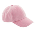 Vintage Dusky Pink - Front - Beechfield Childrens-Kids Vintage Low Profile Baseball Cap