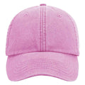 Vintage Pink - Side - Beechfield Unisex Adult Vintage Baseball Cap