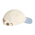 Vintage Light Blue-Natural - Back - Beechfield Unisex Adult Contrast Low Profile Baseball Cap