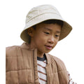 Vintage Sand - Side - Beechfield Childrens-Kids Vintage Bucket Hat