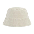 Vintage Sand - Front - Beechfield Childrens-Kids Vintage Bucket Hat