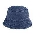 Vintage Denim - Back - Beechfield Childrens-Kids Vintage Bucket Hat