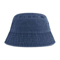 Vintage Denim - Front - Beechfield Childrens-Kids Vintage Bucket Hat