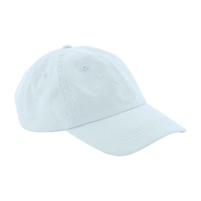 Pastel Blue - Side - Beechfield Childrens-Kids 6 Panel Low Profile Baseball Cap