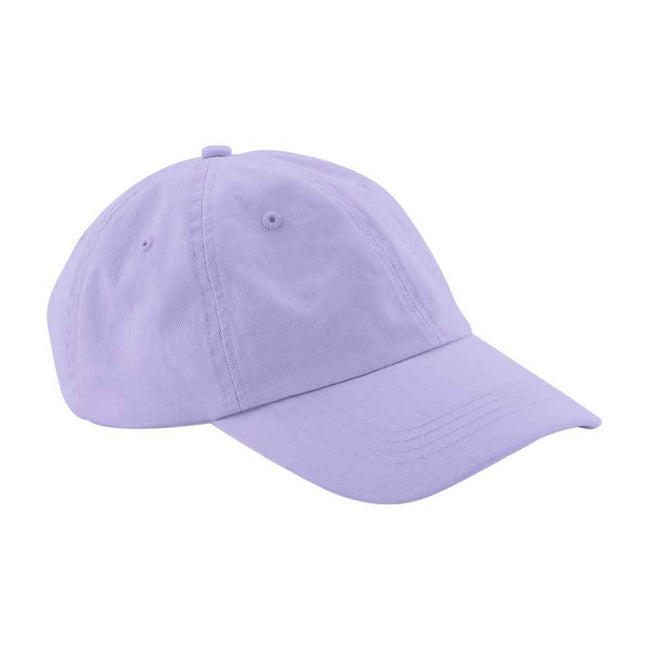 Lavender - Back - Beechfield Childrens-Kids 6 Panel Low Profile Baseball Cap