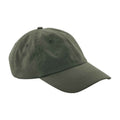Olive Green - Side - Beechfield Childrens-Kids 6 Panel Low Profile Baseball Cap
