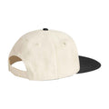 Natural-Black - Back - Beechfield Contrast Flat Peak Baseball Cap