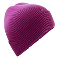 Pink - Back - Beechfield Unisex Adult Dip Dye Beanie
