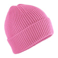 True Pink - Front - Beechfield Childrens-Kids Fashion Beanie