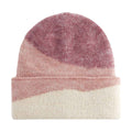 Rose-Peach-Vanilla - Front - Beechfield Womens-Ladies Wave Soft Beanie