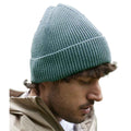 Marina Green - Side - Beechfield Unisex Adult Streetlite Reflective Beanie