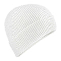 White - Front - Beechfield Unisex Adult Streetlite Reflective Beanie