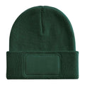 Bottle Green - Back - Beechfield Childrens-Kids Original Patch Beanie