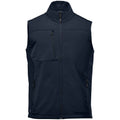 Navy - Front - Stormtech Mens Cascades Softshell Body Warmer