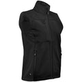 Black - Side - Stormtech Womens-Ladies Cascades Softshell Body Warmer