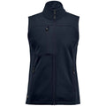 Navy - Front - Stormtech Womens-Ladies Cascades Softshell Body Warmer
