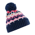 Snow Blossom - Front - Beechfield Unisex Adult Retro Skiing Beanie